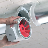 Ductless silent fans for hoods: existing types of devices and their operating parameters