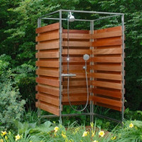 DIY tuindouche: technologische kenmerken en belangrijkste bouwfasen