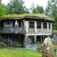 DIY eco-house constructie: technologische principes en schema's