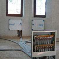 How the radial heating system works: schemes and wiring options