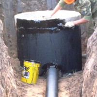 Waterproofing a septic tank made of concrete rings: a review of materials + rules for implementation