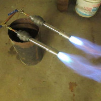 Do-it-yourself Injection Gas Burner: Manwal na Pang-panday