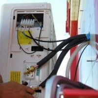 How to connect the air conditioner to the network with your own hands: cable routing + step-by-step instructions for connecting the indoor and outdoor unit