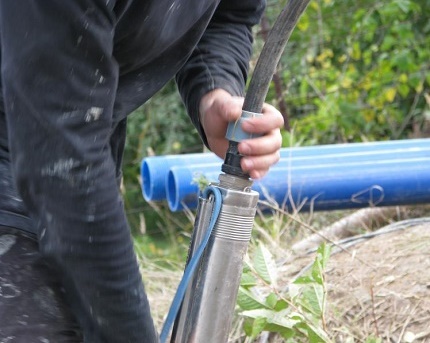 Retrait de la pompe pour inspection