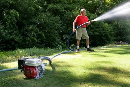 Equipamento de irrigação poderoso para grandes áreas