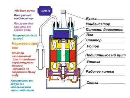 The layout of the centrifugal pump Gnome