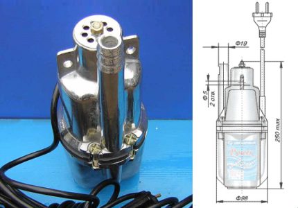 Dispositiu submergible de bombes de vibració