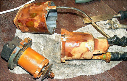 Disassembled Pump Brook