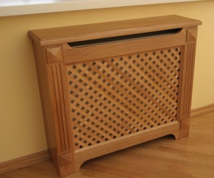 Comment fermer un radiateur avec un écran en bois