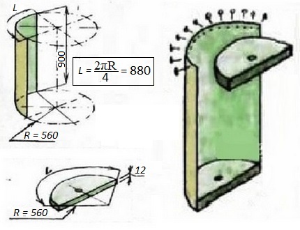 Design de lâmina diferente