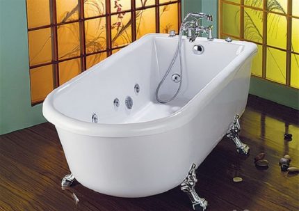 Gietijzeren hot tub