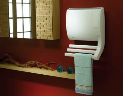 Convector với chức năng đường sắt khăn nóng