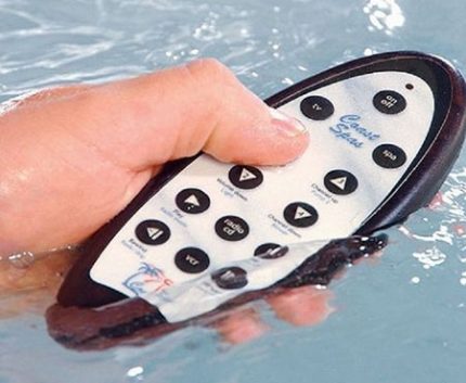 Jacuzzi remote control