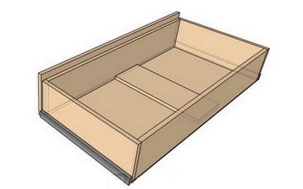 Caja con refuerzo transversal