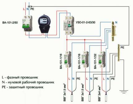 Diagrama de conexión en paralelo