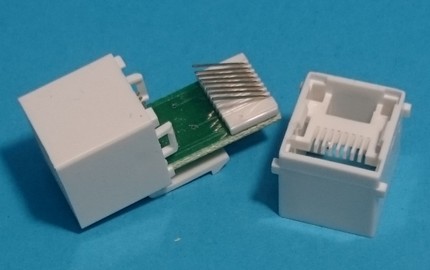 RJ45 socket to socket adapter