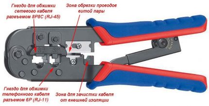 Mga crimping pliers