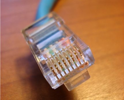 Standardní rozhraní RJ-45