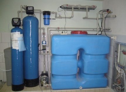 Inomhus tankinstallation