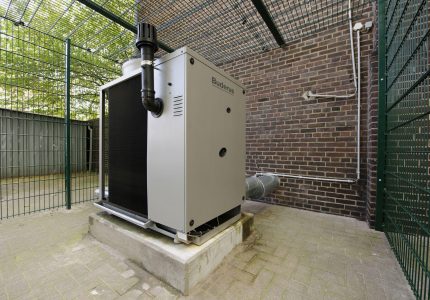 Heat pump shelter