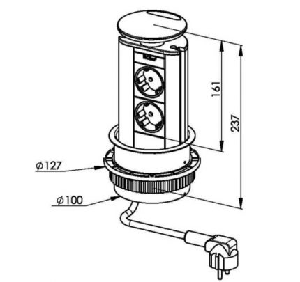 Diagram för uttag