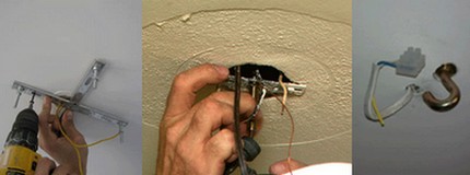 Mounting strip installation