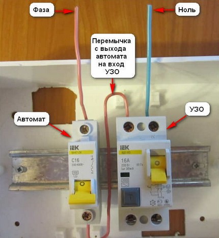 The use of a circuit breaker