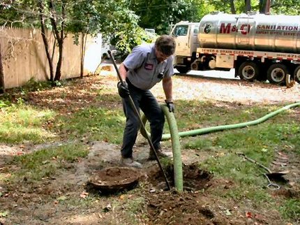 Pumpa avfall med teknik