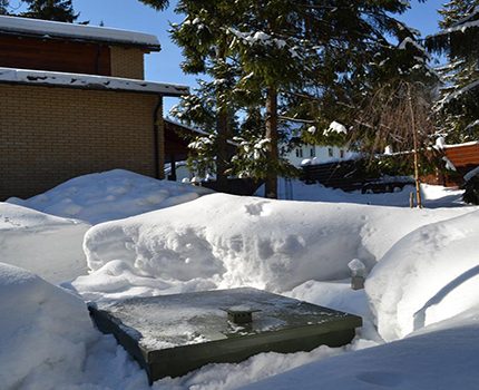 Conservation of the device for the winter