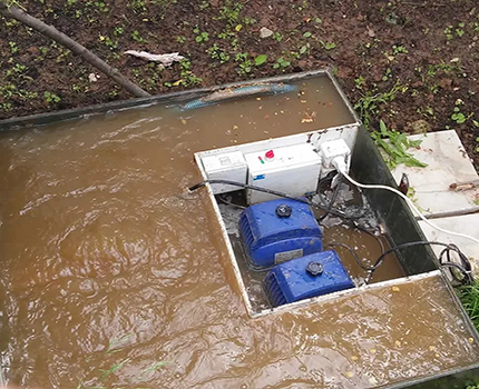 Flooding station TOPAS