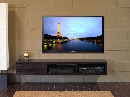 Lắp đặt ổ cắm phía sau TV