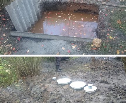 BCS dans les zones à haut niveau d'eau souterraine