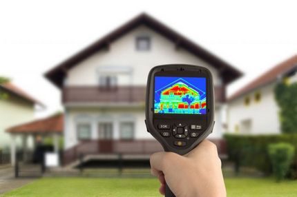 Accounting para sa pagkawala ng init sa isang thermal imager