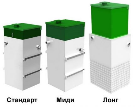 Tiêu chuẩn tự hoại, Midi, Long