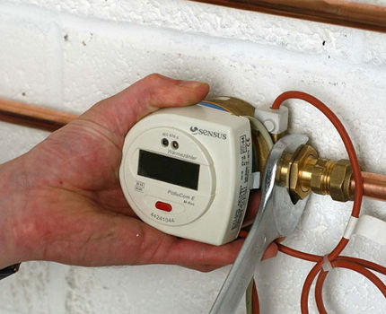 Heat meter installation