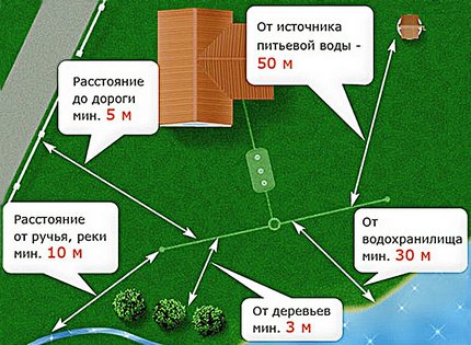 Схема за отдалечаване на пречиствателя според стандартите