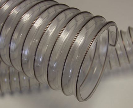 Transparent na polyethylene corrugation