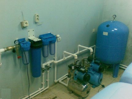 Storage pump station