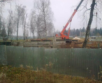 Landroof in de sanitaire beschermingszone