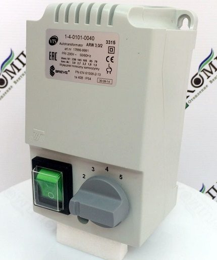 Transformer speed controller