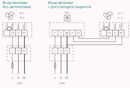 Elektroinstalācijas shēmas