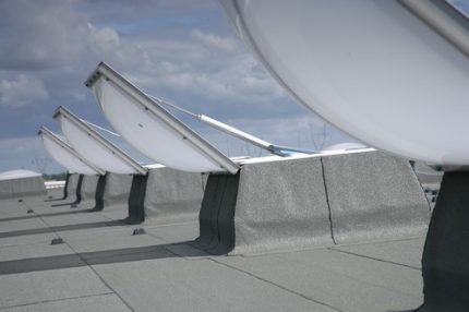 Putdeksels voor horizontale ventilatoren