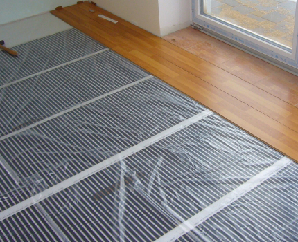 Infrared underfloor heating