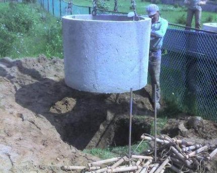 Ringar för septiktank