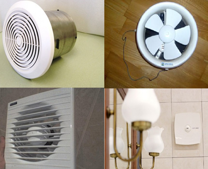 Modelos de ventilador de escape