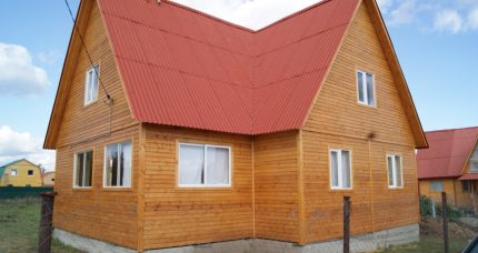 Casa com sistema de aquecimento de piso