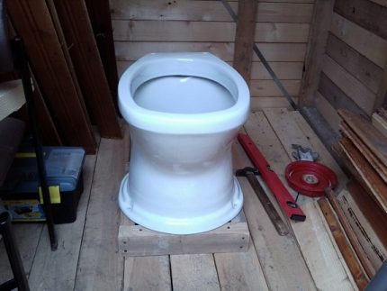 Styrke gaden toiletgulvet