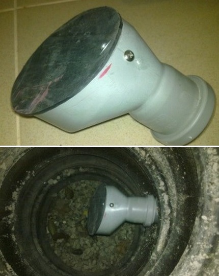 Bitag ng water pipe na gawang bahay