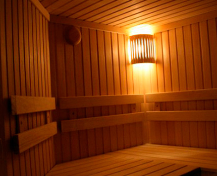 Sauna im Wohnhaus