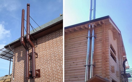 Outdoor chimney